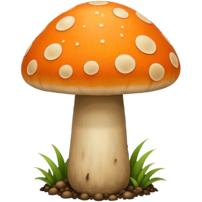 orange mushroom emoji