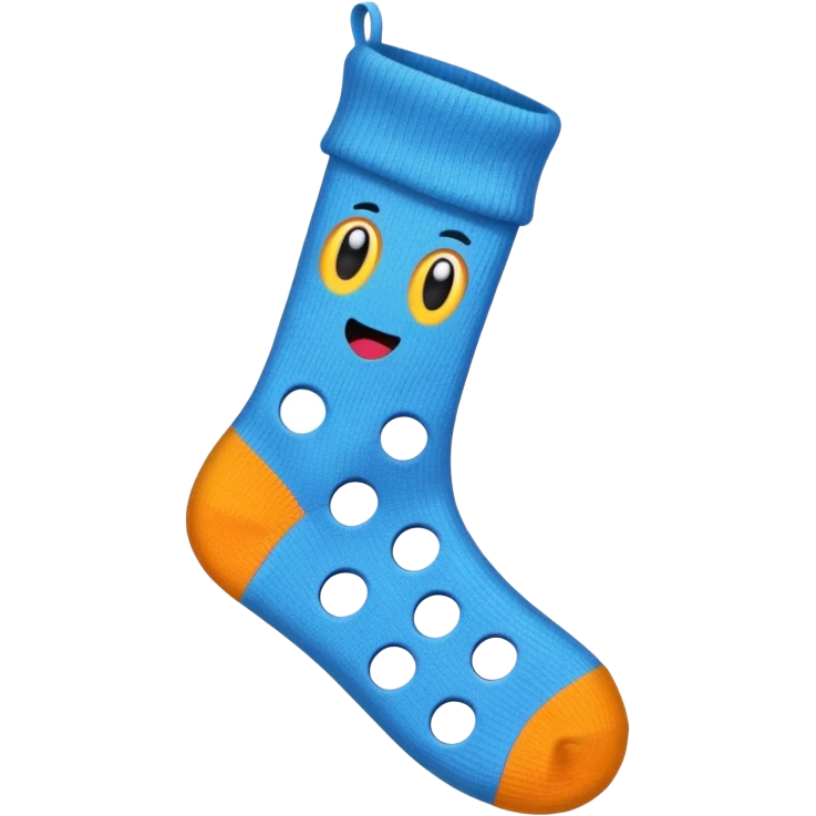cute holey sock emoji emoji