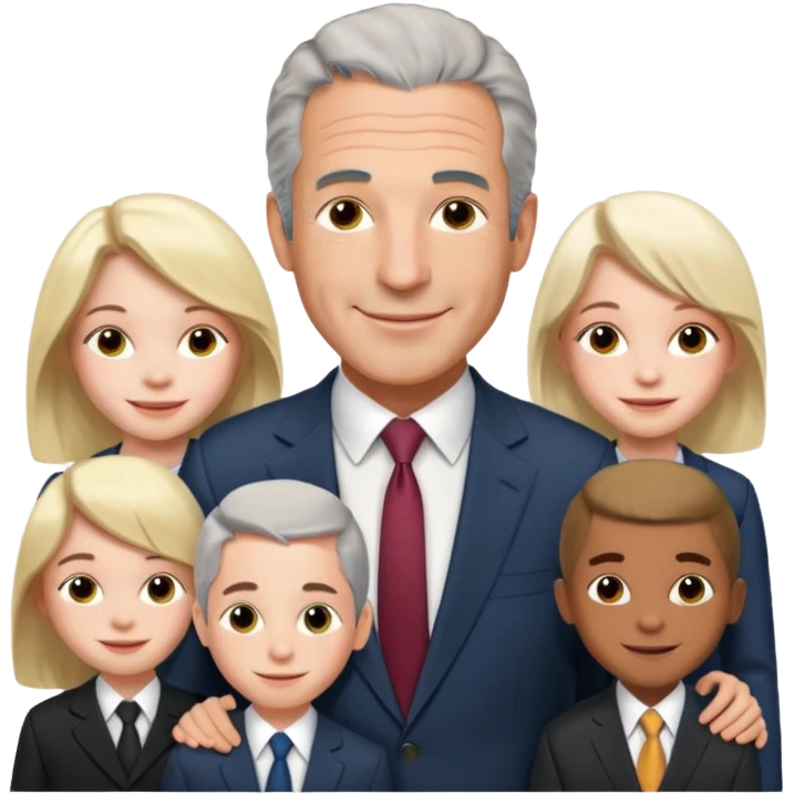 Jeffrey Epstein and the kids emoji