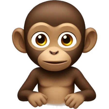Gay little monkey at the Apple Store  emoji