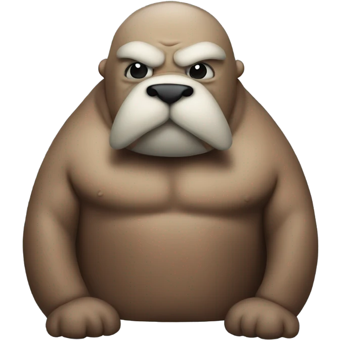 Walrus superhero emoji