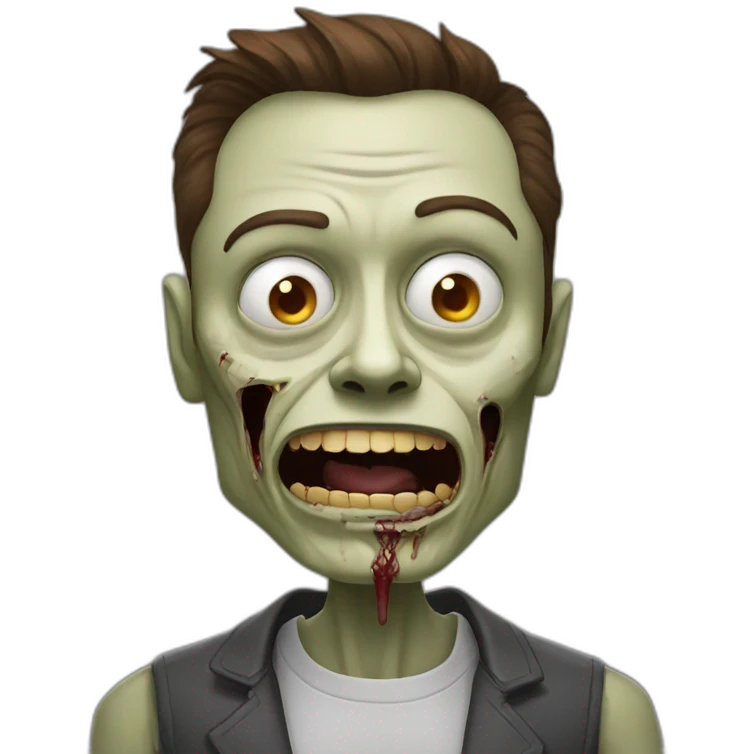 elon musk zombie emoji