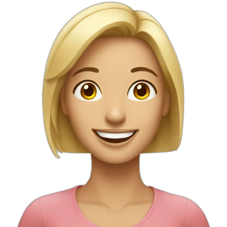 happy woman  emoji