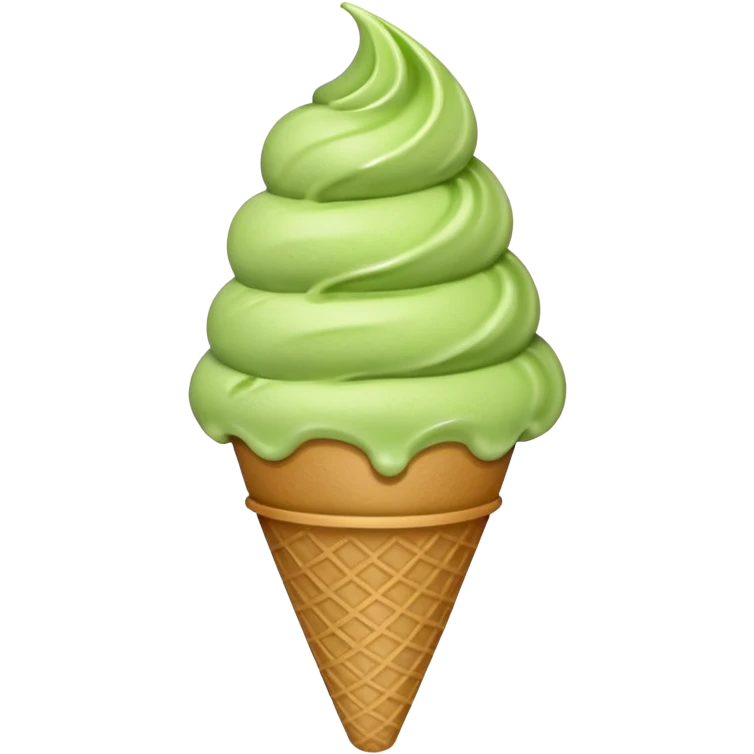 heart shape matcha ice cream heart cone heart heart heart emoji