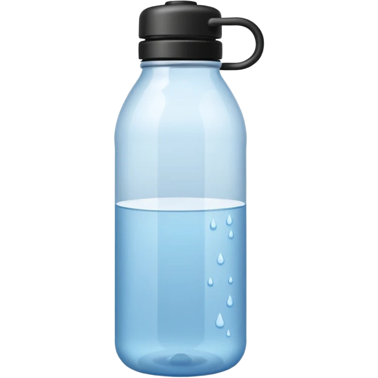 Aesthetic water bottle emoji