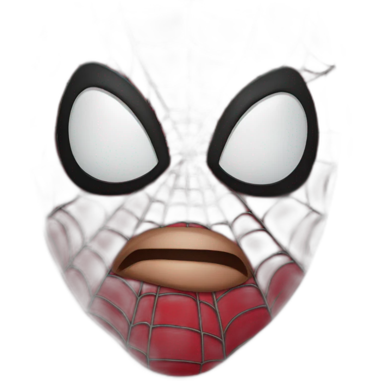Spiderman head emoji