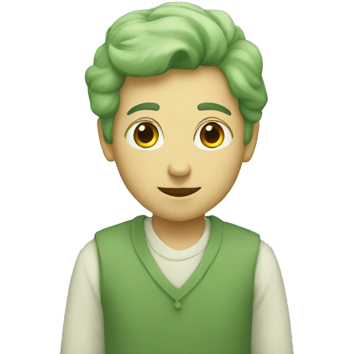 sage green heart emoji
