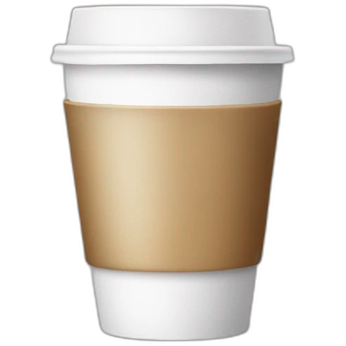 Coffee white cup take away emoji