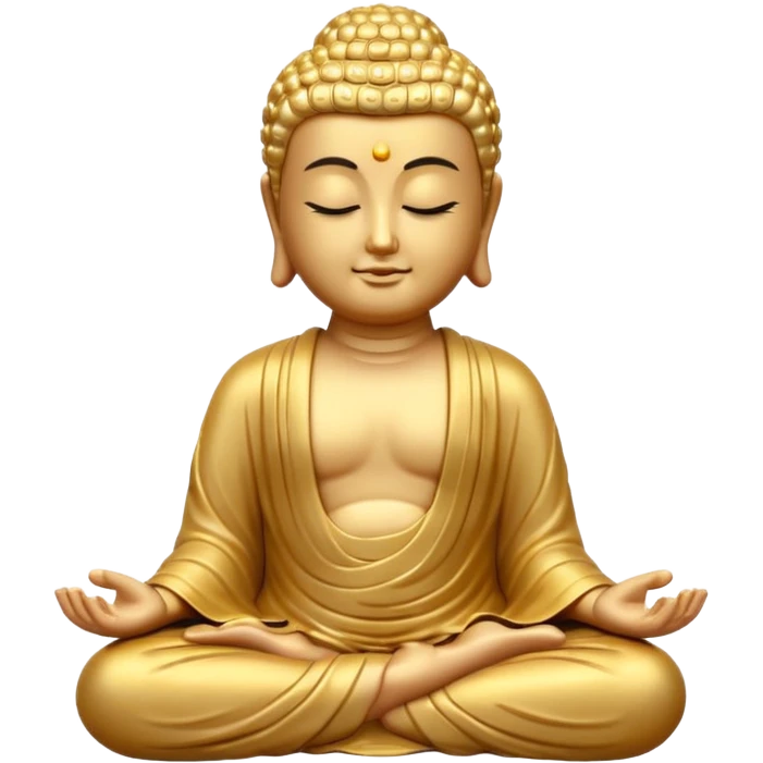 Buddha emoji in meditation emoji