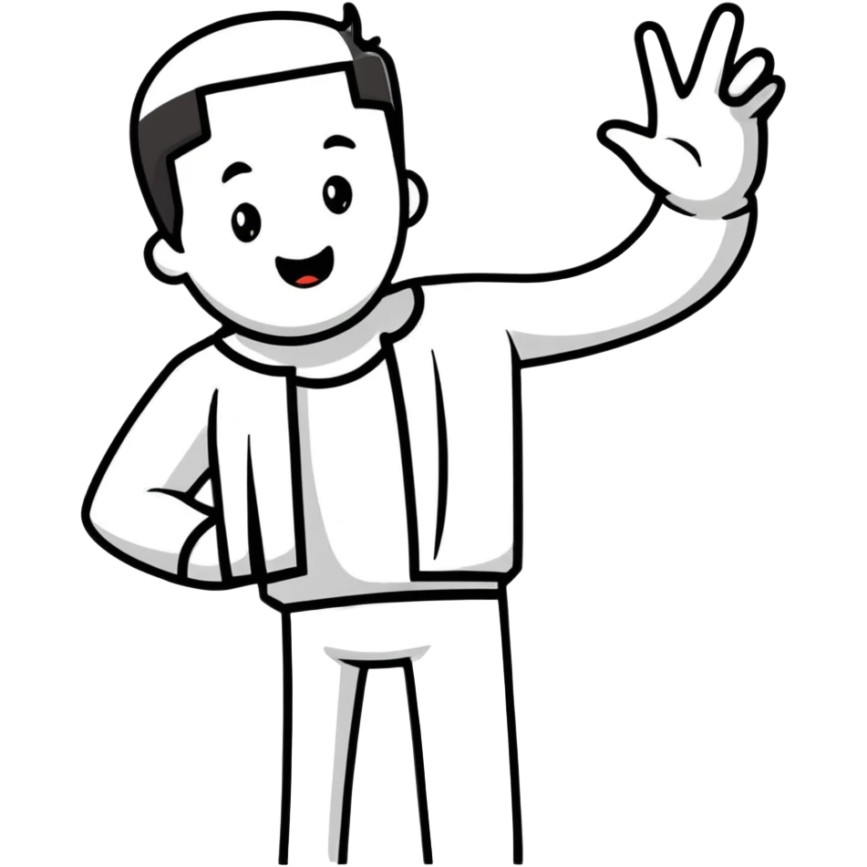 man gesturing emoji