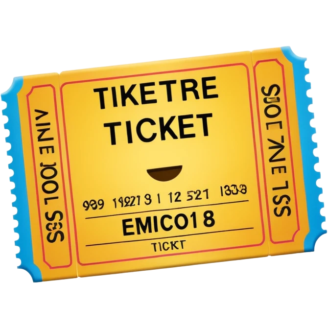 theatre ticket emoji