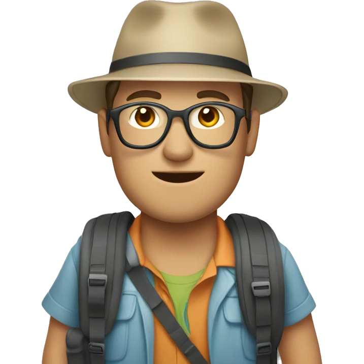 Un touriste emoji