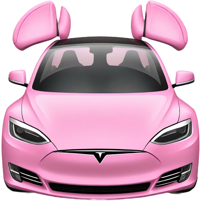 pink tesla emoji