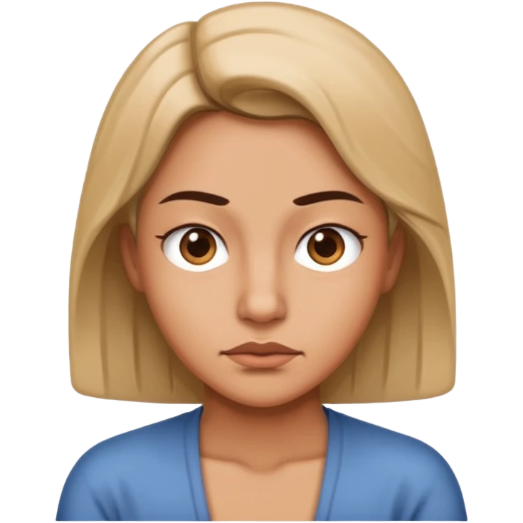 Side eye shrug emoji
