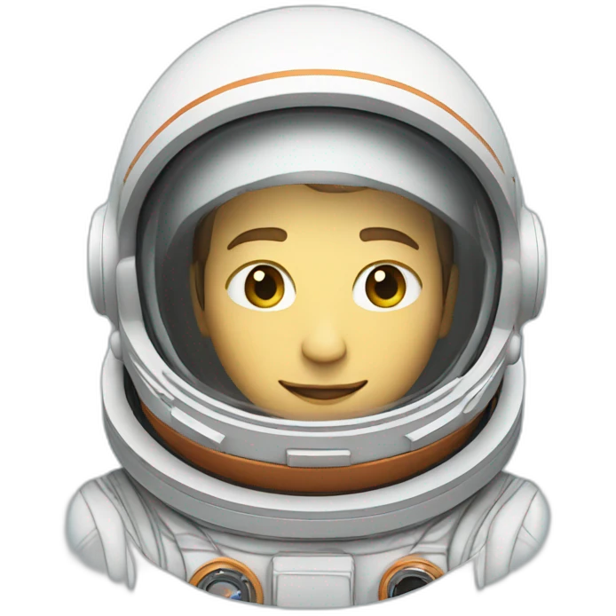 Elon musk as a astronaut emoji