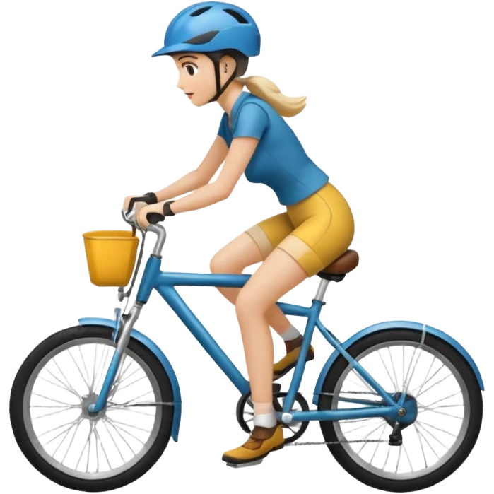 1 women and 2 men in bike emoji
