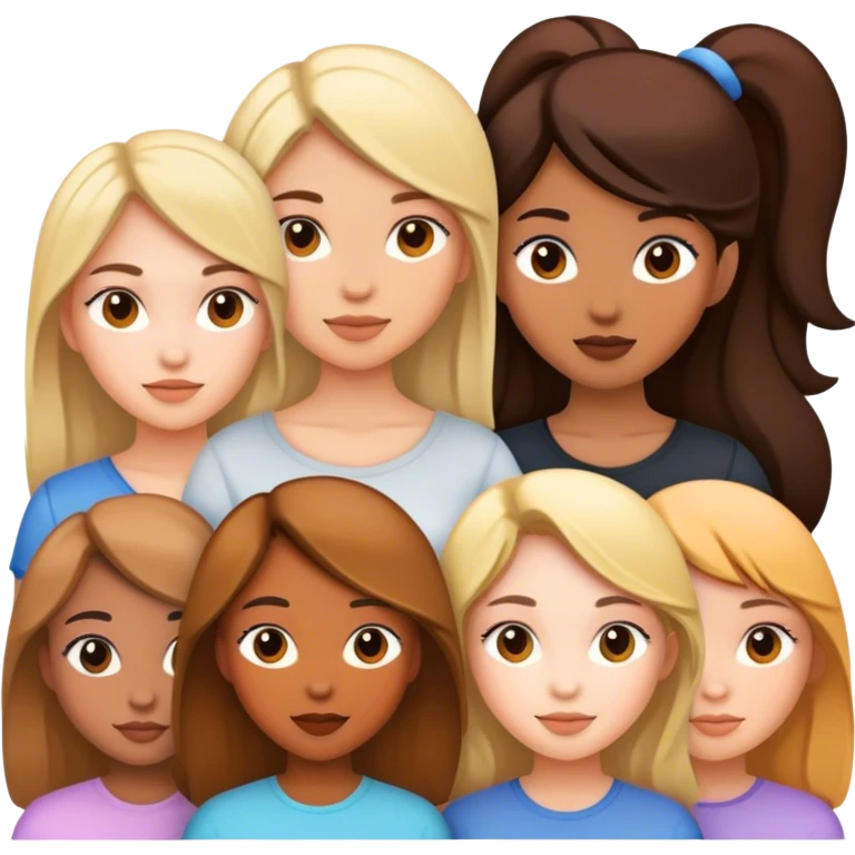 Chicas 
 emoji