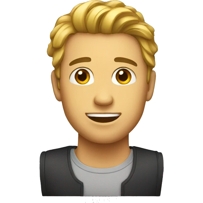 Handsome  emoji