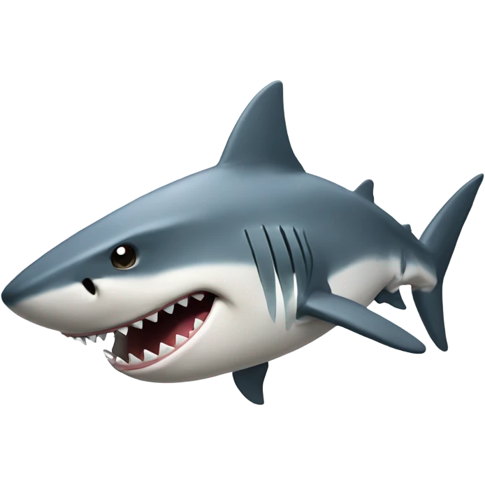 Shark which is very disgusted and looking at you like a shit  emoji