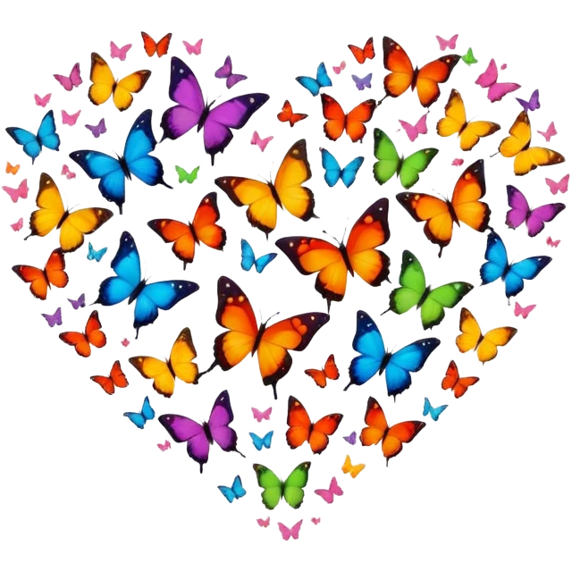 butterflies in my heart emoji