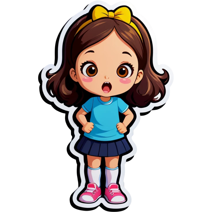 Girl surprised  emoji
