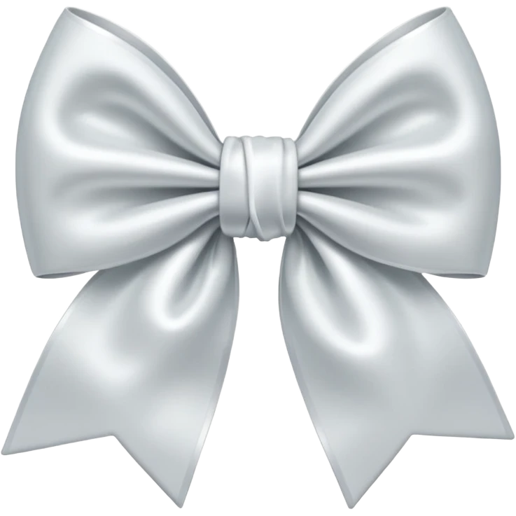 White bow emoji