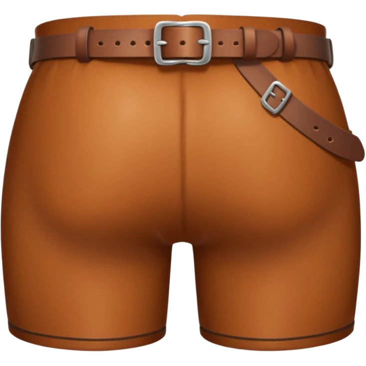 belt getting smacked on butt emoji