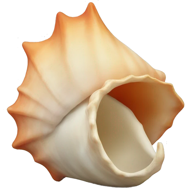 one conch shell emoji