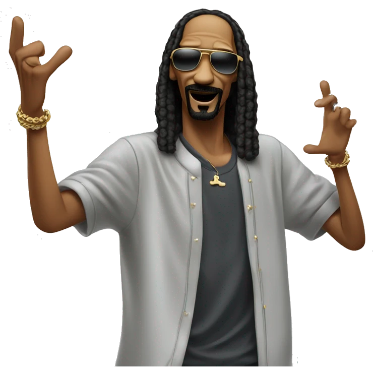 Snoop dog doing the Macarena ￼ emoji