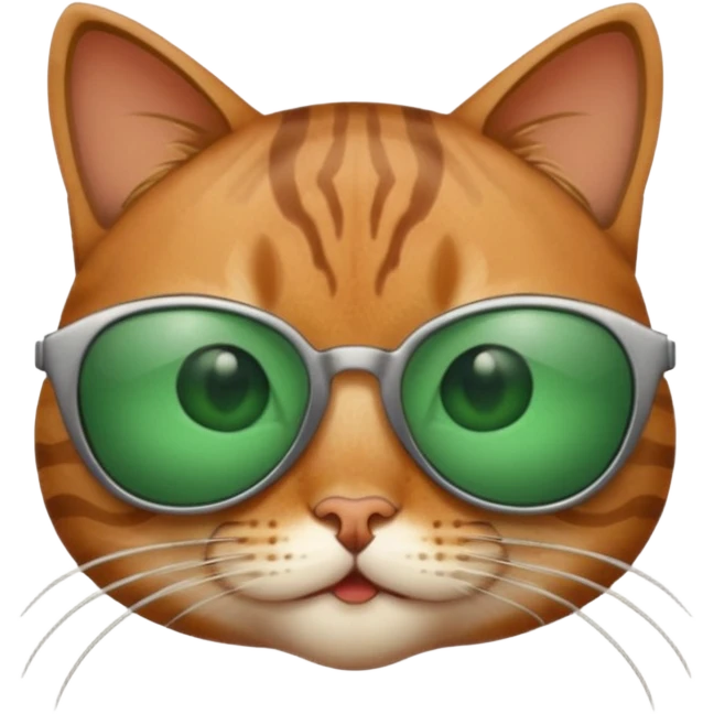 Cat wearing sunglasses emoji