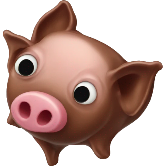 Chocolate pig ears  emoji
