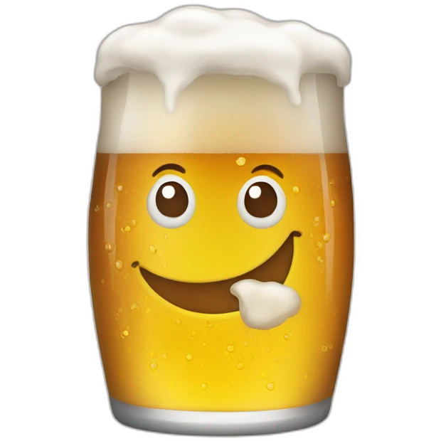 Chat drink beer emoji