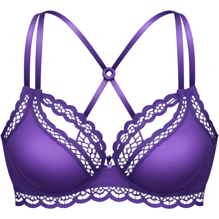 purple lace bra emoji