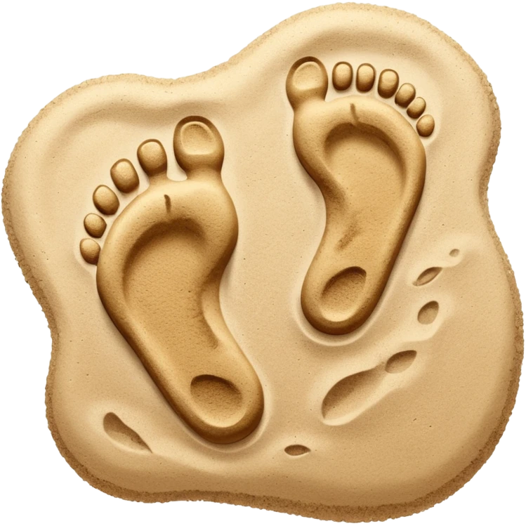 foot print  emoji