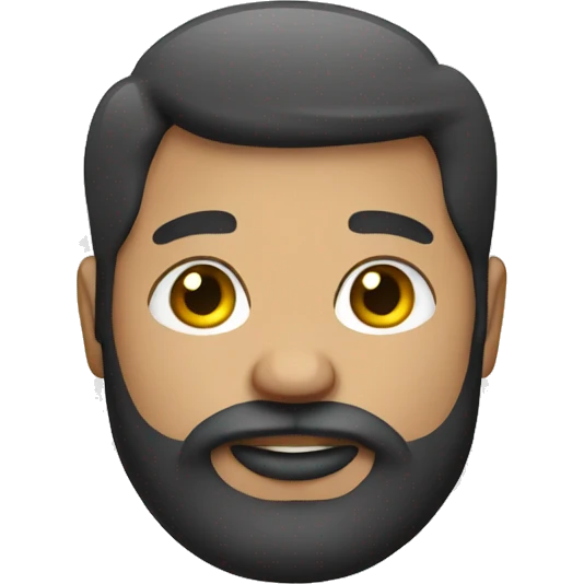 CHUBBY BEARDED MALE  emoji