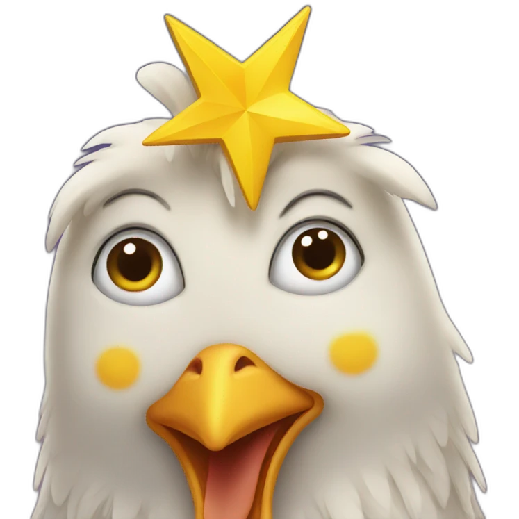 chicken star emoji