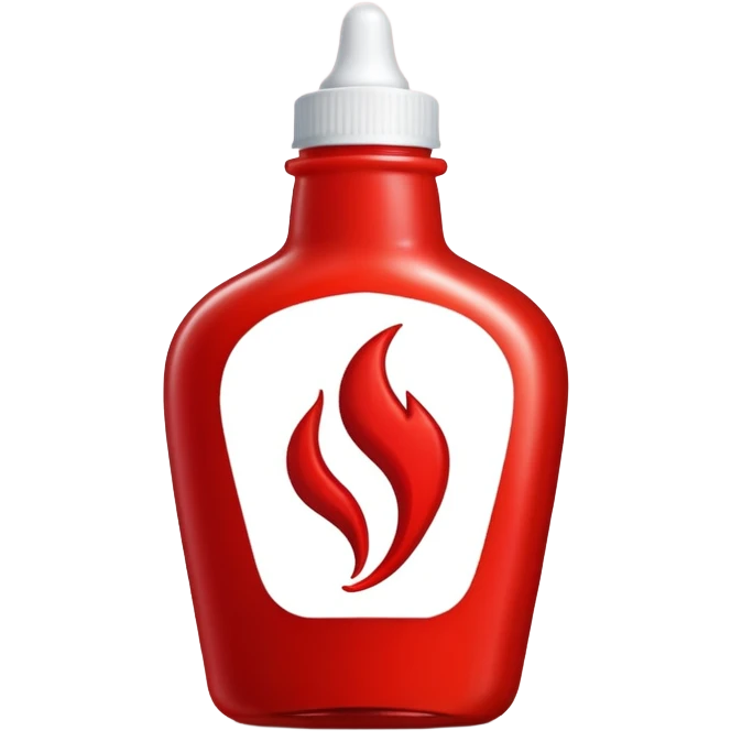 Sriracha bottle  emoji