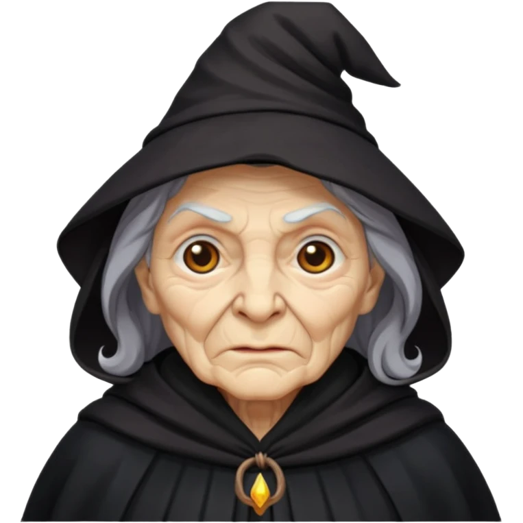 black old witch emoji