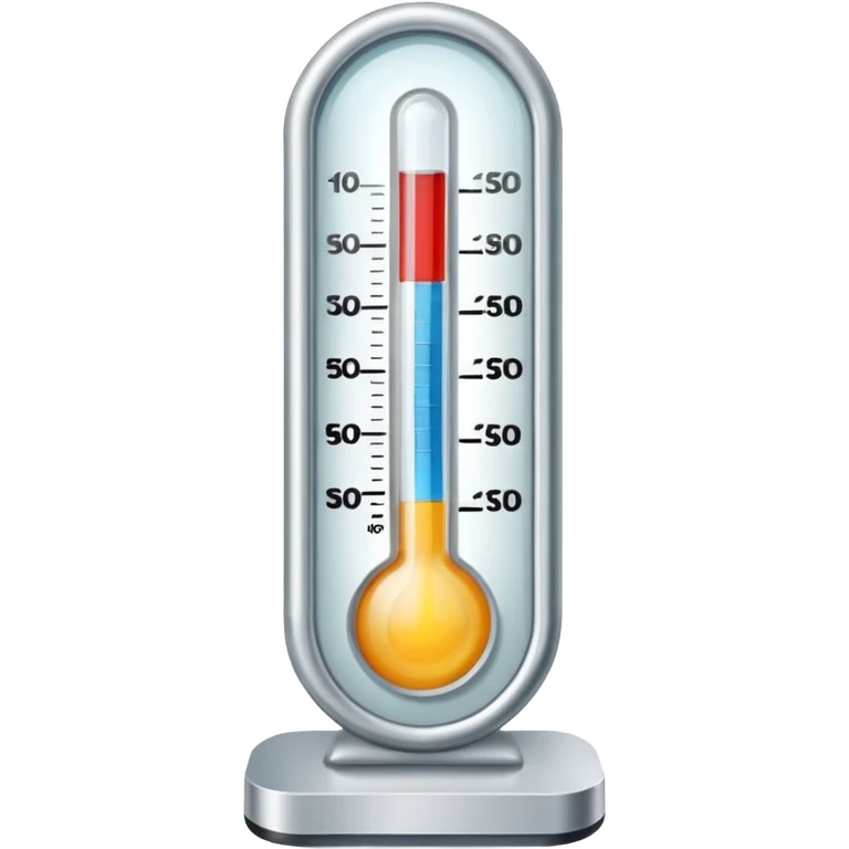 Medical Thermometer for measuring people's temperature  emoji