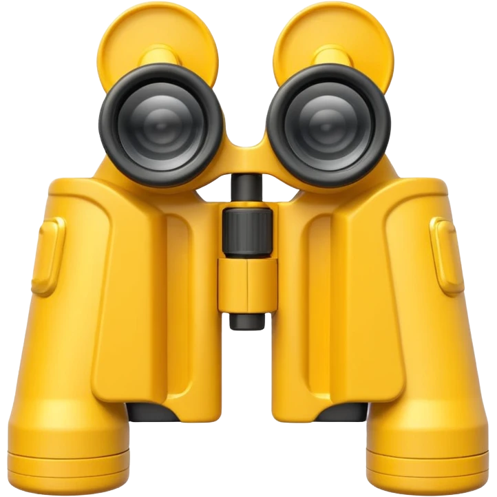 Yellow Binoculars emoji