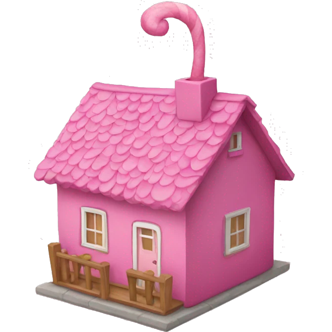 Pink ginger house emoji