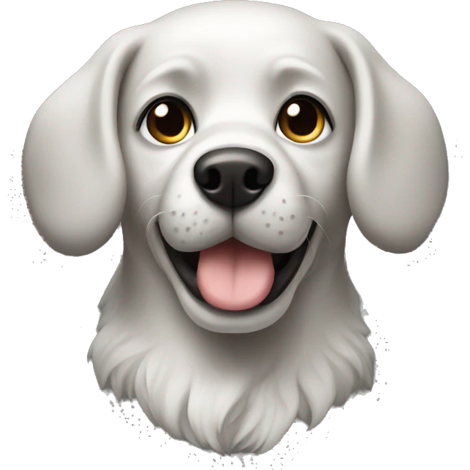 Dog black And with emoji