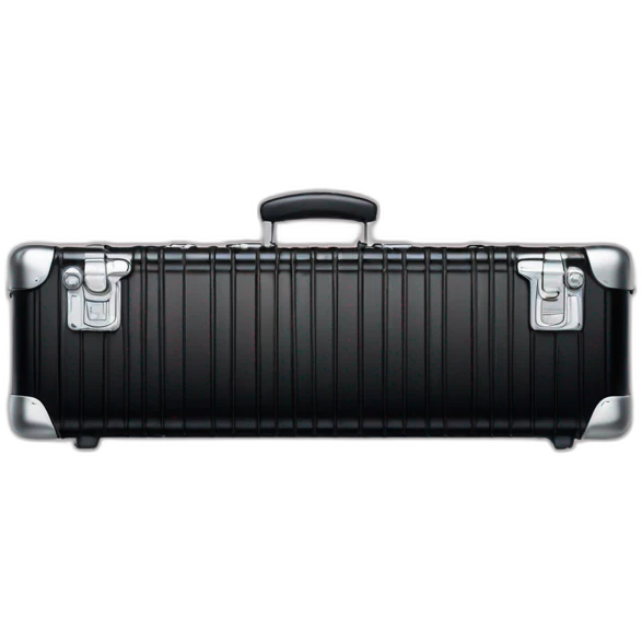 Rimowa black classic emoji