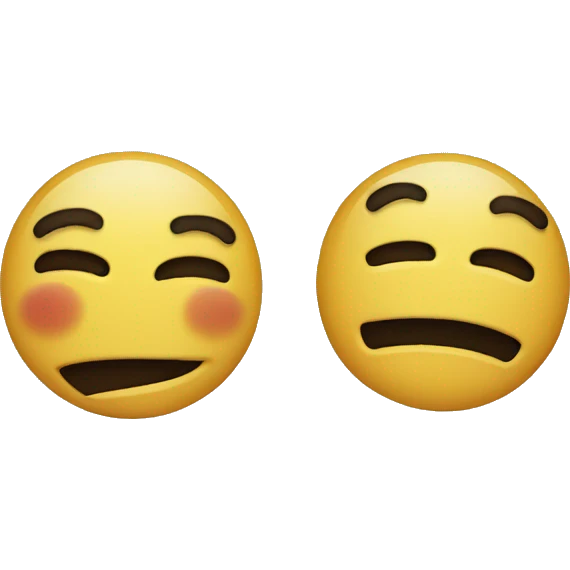 Happy face and sad face  emoji