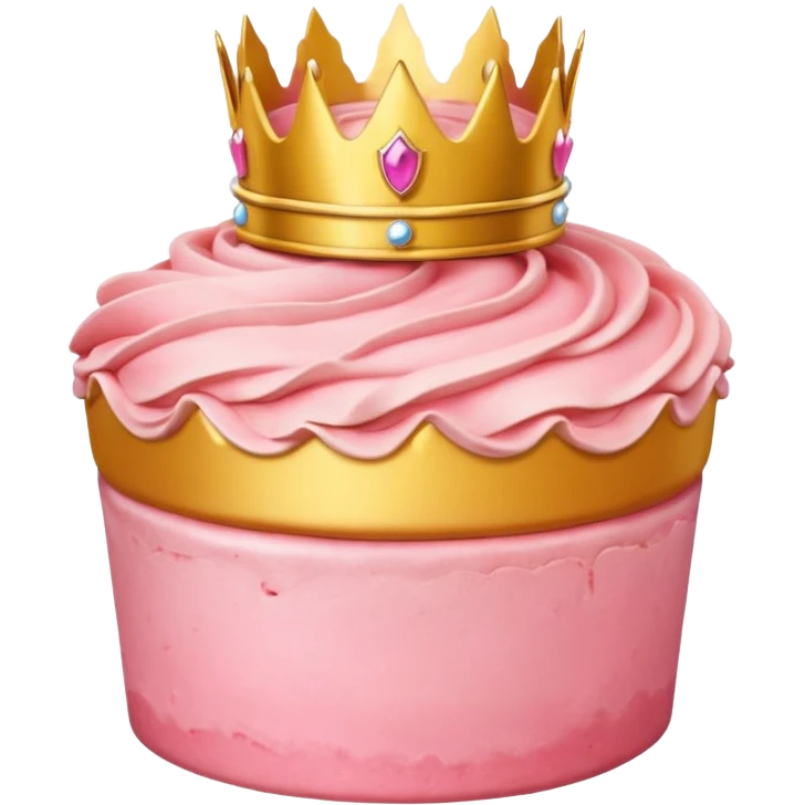 Princess peach cake emoji