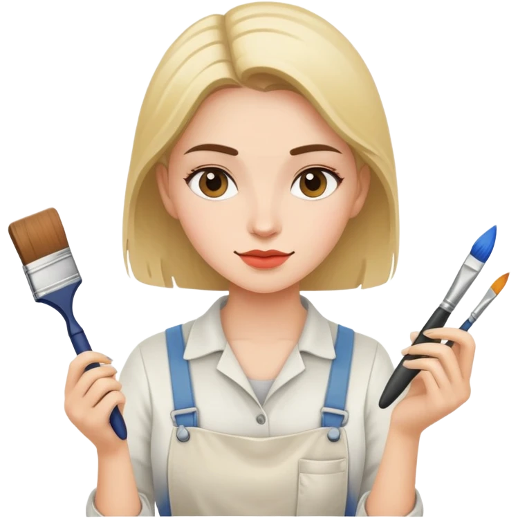 Female painter artist emoji