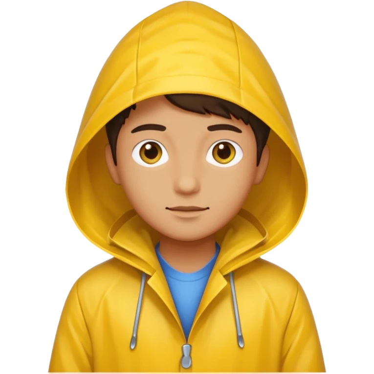 open Raincoat Pedestrian  emoji