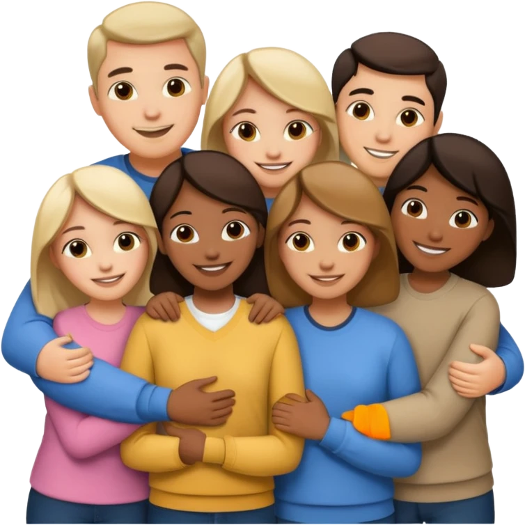 Home of rat, pig, cow, rabbit hugs emoji