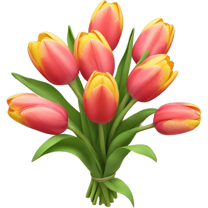 Bouquet of tulips  emoji