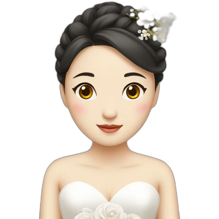 Korean bride emoji